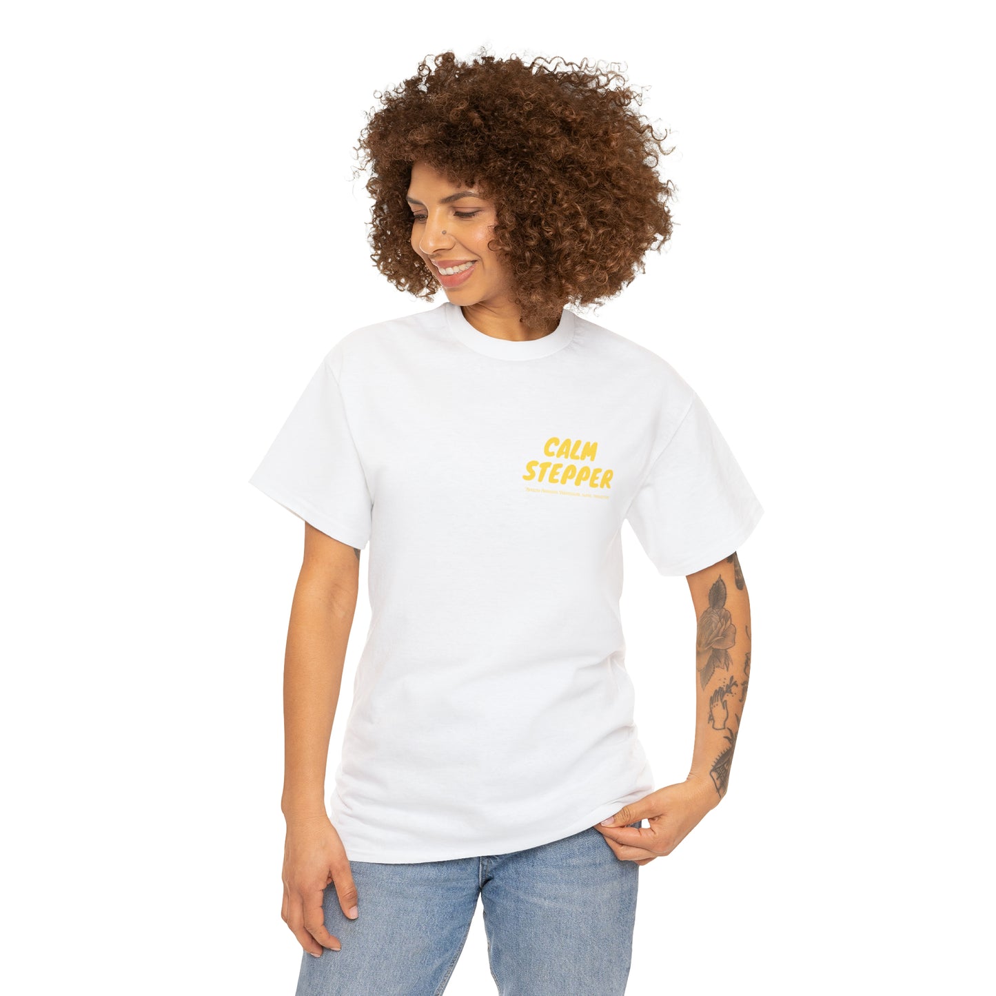 "Calm Stepper" Cotton Tee