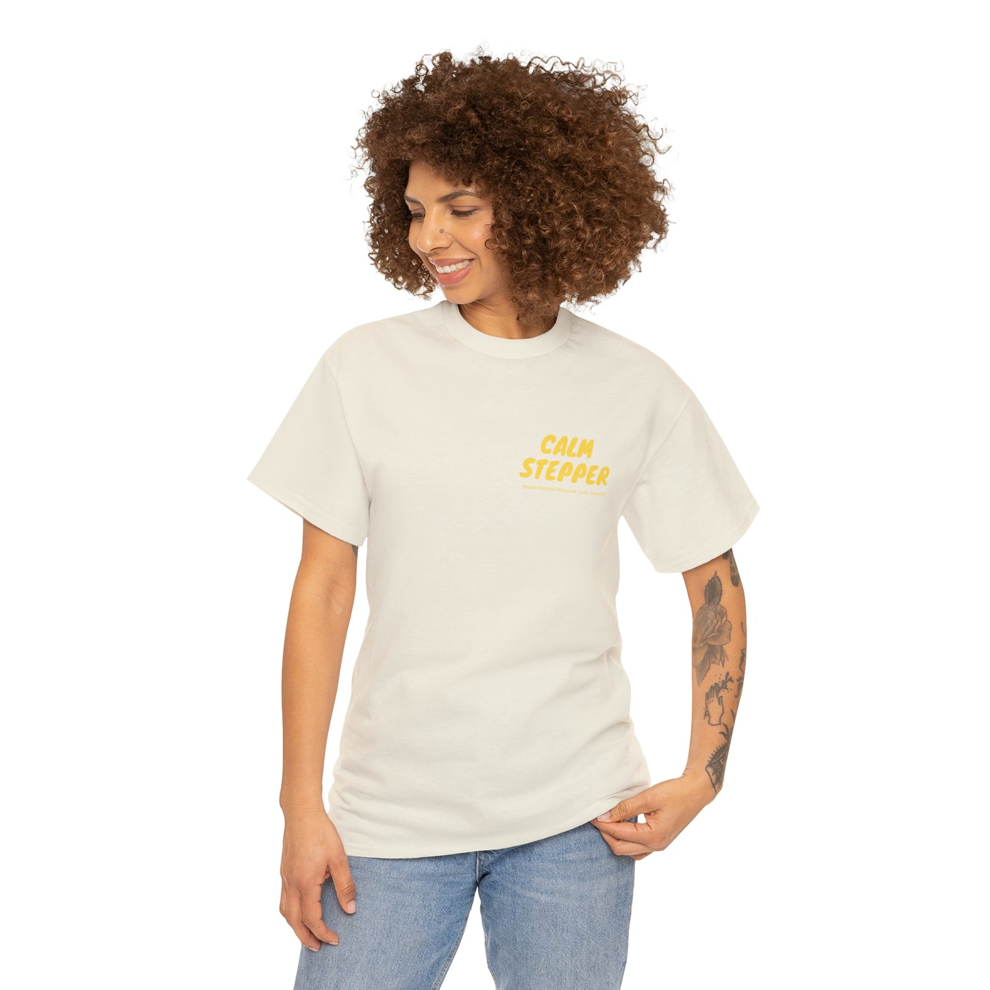 "Calm Stepper" Cotton Tee